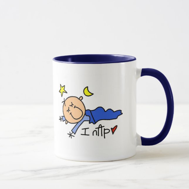 Taza de bebé varón duermo (Derecha)