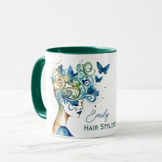 Taza de belleza esencial para salón de belleza art