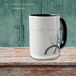 Taza de bicicleta cruiser de la costa de Rhode Isl