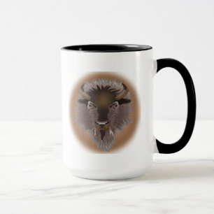 Taza de Bisonte de las Llanuras del Oeste Rústico