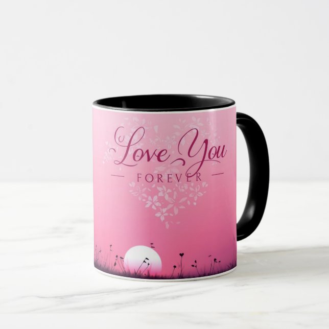 Taza de boda, aniversario | Regalo romántico de Sa (Anverso derecho)
