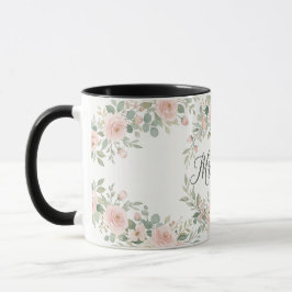Taza de boda botánica de oro para siempre | Luxu