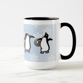 Taza de bolos de pingüino