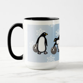 Taza de bolos de pingüino
