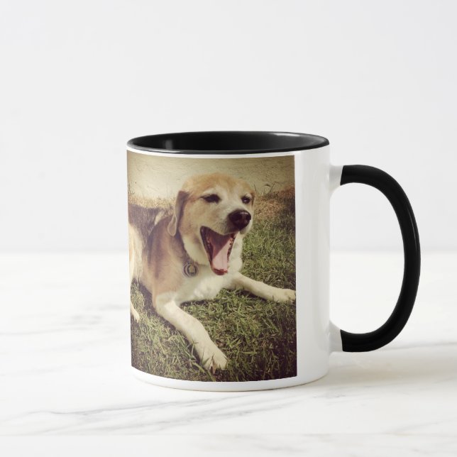 Taza de bostezo del perro (Derecha)