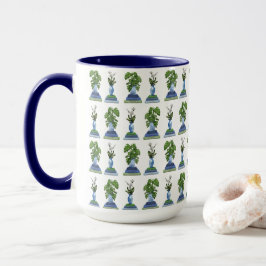 Taza de Botánicas y Libros