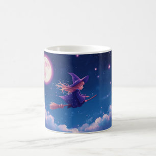 Taza de Brujita Taza de Café del Cielo Nocturno