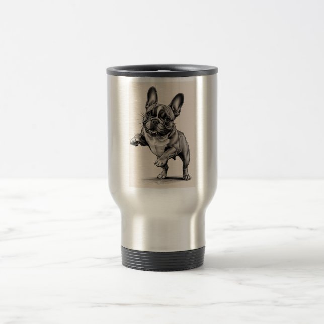taza de bulldog francesa (Centro)