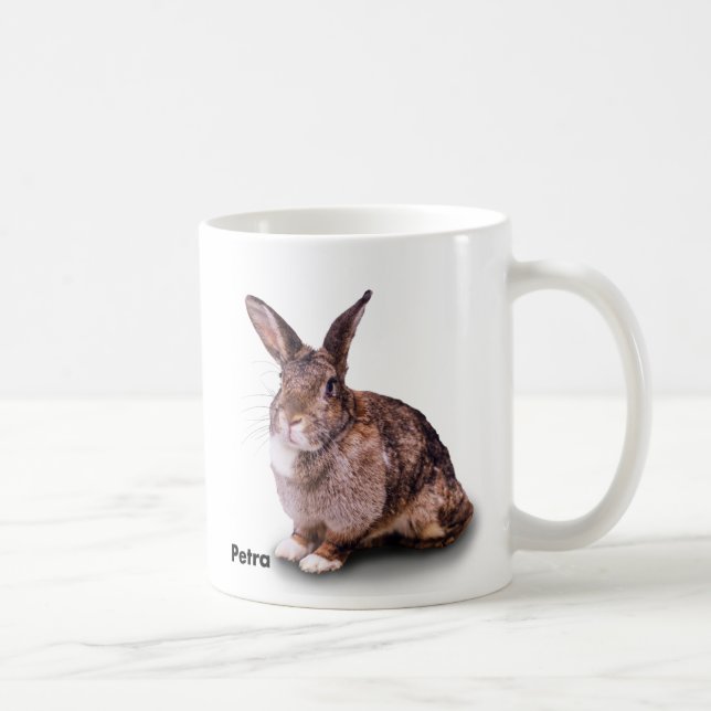 Taza de BunnyLuv que ofrece el Petra (Derecha)