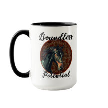 Taza de caballo de potencial ilimitado – Soberbio