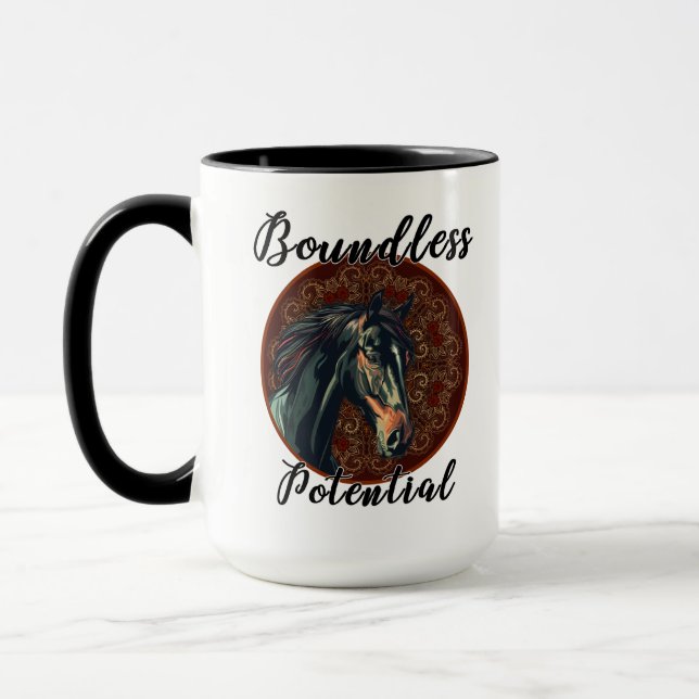 Taza de caballo de potencial ilimitado – Soberbio  (Izquierda)