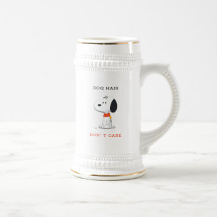 Taza de cachorro de dibujos animados de pelo de pe