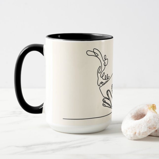 taza de café (Con donut)