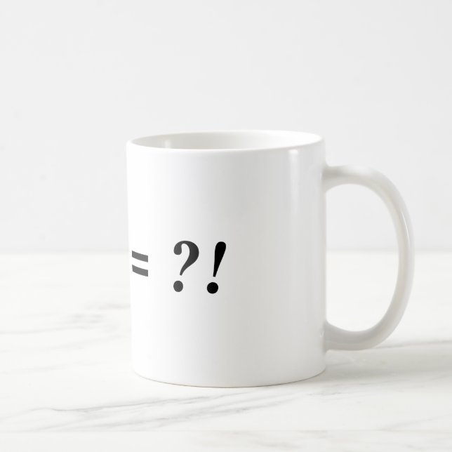 TAZA DE CAFÉ ! + ? = ?! (Derecha)