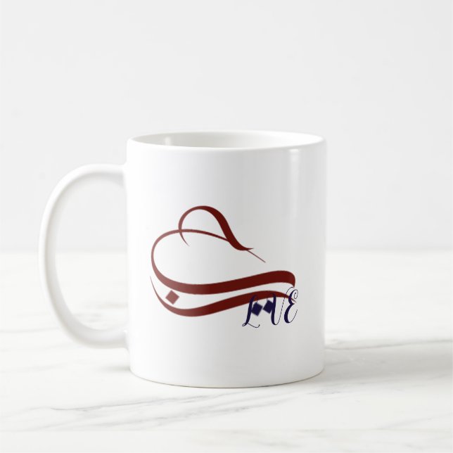 Taza De Café ح y amor (Izquierda)