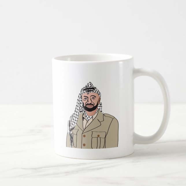 Taza De Café ياسرعرفات de Yasser Arafat el | (Derecha)