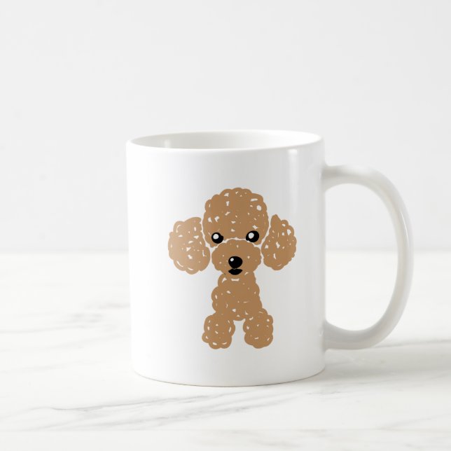 TAZA DE CAFÉ かわいいトイプードル (Derecha)