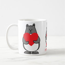 TAZA DE CAFÉ く ま ぺ ん HOKKAIDO 愛 CAFFEE MUG