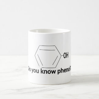TAZA DE CAFÉ フェノール構造式カップ