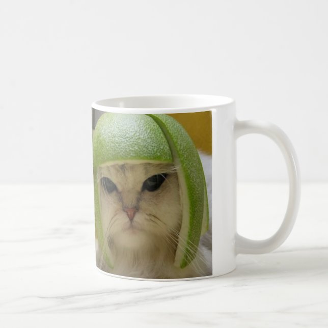 TAZA DE CAFÉ メロン猫　マグカップ (Derecha)