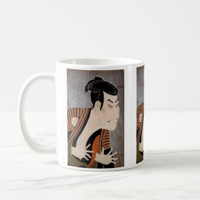 TAZA DE CAFÉ 写楽、大首絵 (Izquierda)