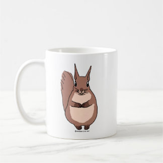 TAZA DE CAFÉ 手をぎゅっとしてただ立っているリス