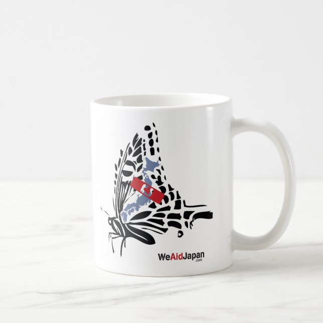 Taza De Café 蝶と鯉 de Butterfly&Koi (Derecha)