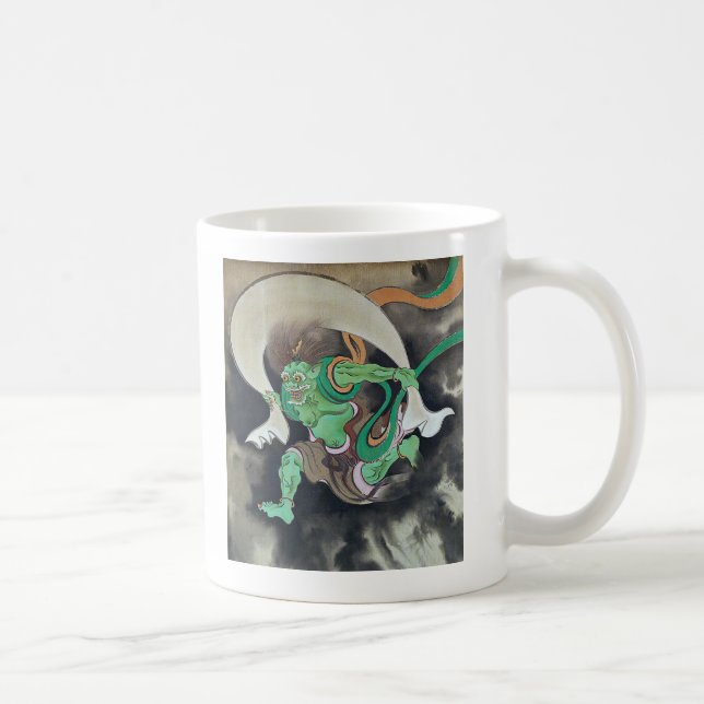 Taza De Café 鈴木其一『風神雷神図』,Suzuki Kiitsu ,“Wind God and Thunder ” (Derecha)