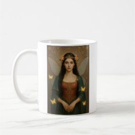 Taza De Café 001_A fairy princess in teal green and crimson.