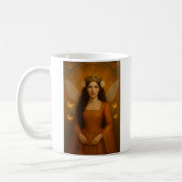Taza De Café 002_A fairy princess in burnt orange.