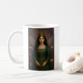 Taza De Café 003_A fairy princess in emerald green.