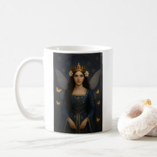 Taza De Café 006_A fairy princess in royal blue.