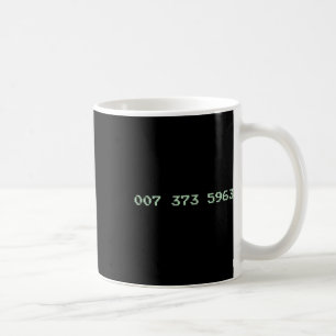 Taza De Café 007 373 5963 Código de videojuegos 1987 80's Retro