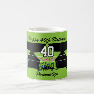 Taza De Café ¡00 años y amándolo!   00.º cumpleaños