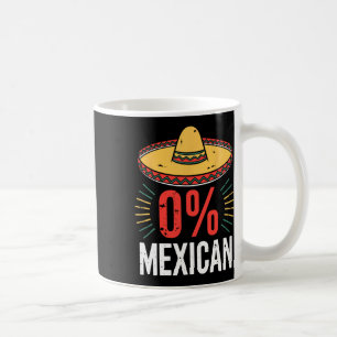 Taza De Café 0% Camisas Mexicanas Hombres Divertidos Cinco De M
