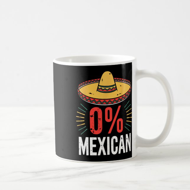 Taza De Café 0% Camisas Mexicanas Hombres Divertidos Cinco De M (Derecha)