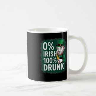 Taza De Café 0 Por Ciento Irlandés 100 Por Ciento Borracho No I