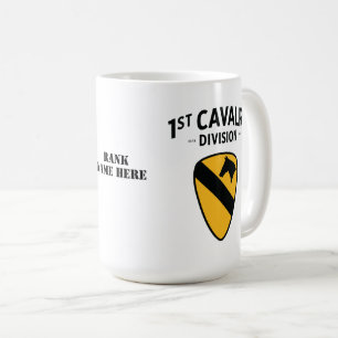 Taza De Café 1ª Tarjeta de División de Caballería