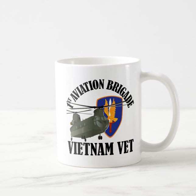 Taza De Café 1º AVN BDE Vietnam CH-47 (Derecha)