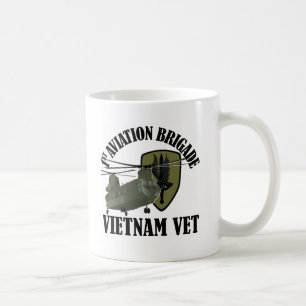 Taza De Café 1º AVN BDE Vietnam CH-47 (apagado)