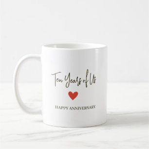 Taza De Café 10º Aniversario – Diez Años de Nosotros