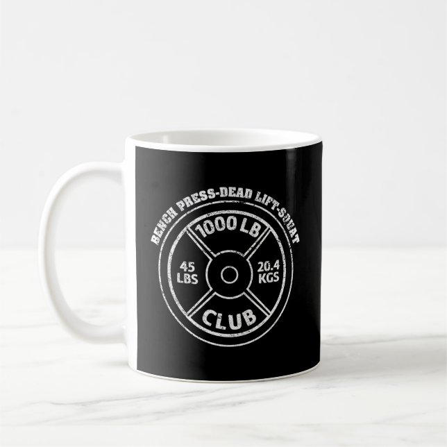 Taza De Café 1000 Libras Esterlinas Club Gym Halterofilia Levan (Izquierda)