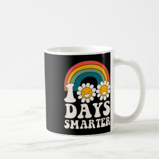 Taza De Café 100.º Día De La Escuela Groovy Diseño Vintage Para