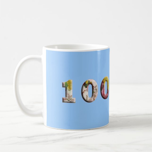 Taza De Café 100 años 100 aniversario de aniversario (Izquierda)