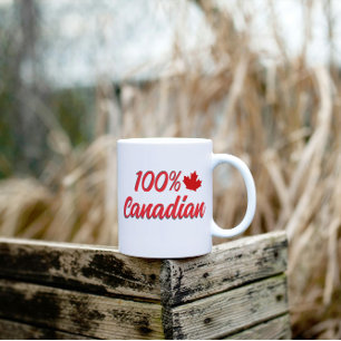 Taza De Café 100% canadiense