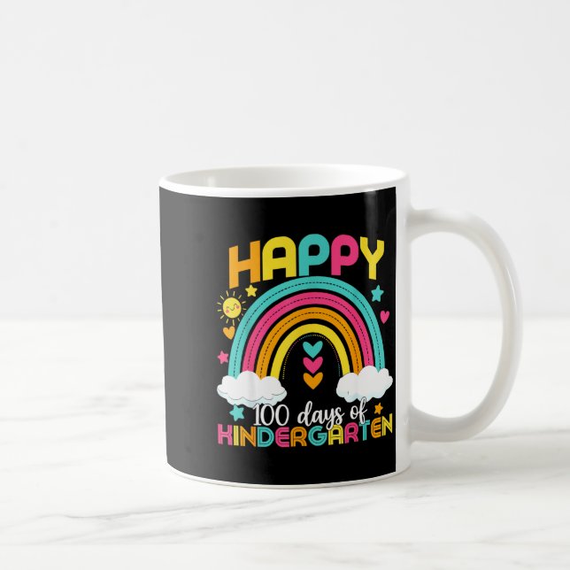 Taza De Café 100 Days Smarter 100th Day Of Kindergarten Teacher (Derecha)