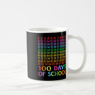Taza De Café 100° Día De Enseñanza 100 Días Math Num