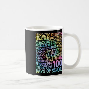 Taza De Café 100° Día De Enseñanza 100 Días Math Num