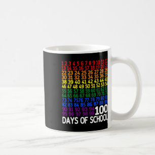 Taza De Café 100° Día De Enseñanza 100 Días Math Num