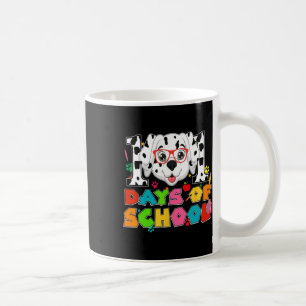 Taza De Café 100° Día De La Escuela Perro Dalmatiano 100 Días D